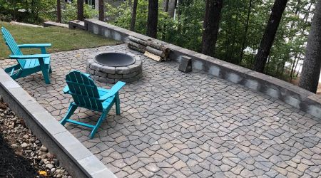 firepit installation