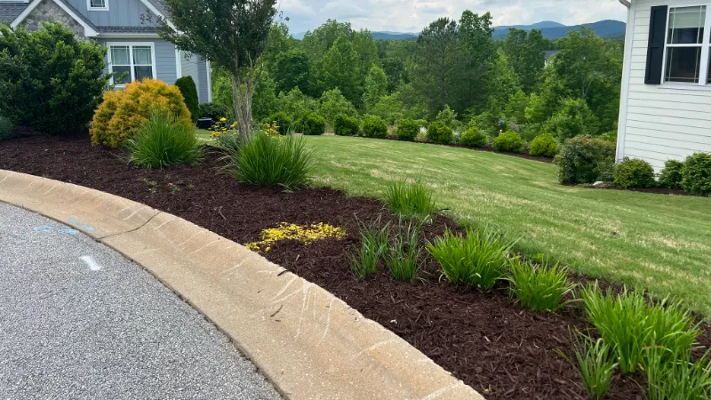 Mulch Installed in Garden Beds