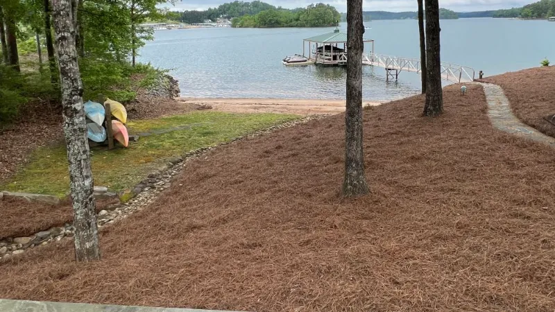 Pinestraw Installation