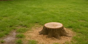 how to remove tree from yard without damaging lawn